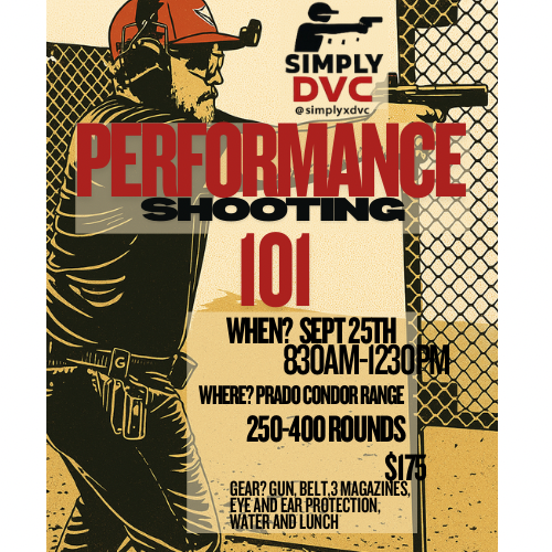 Performance Shooting 101 (September 25th)